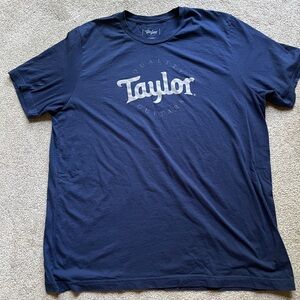 Brand New Taylor Guitars Blue T-Shirt